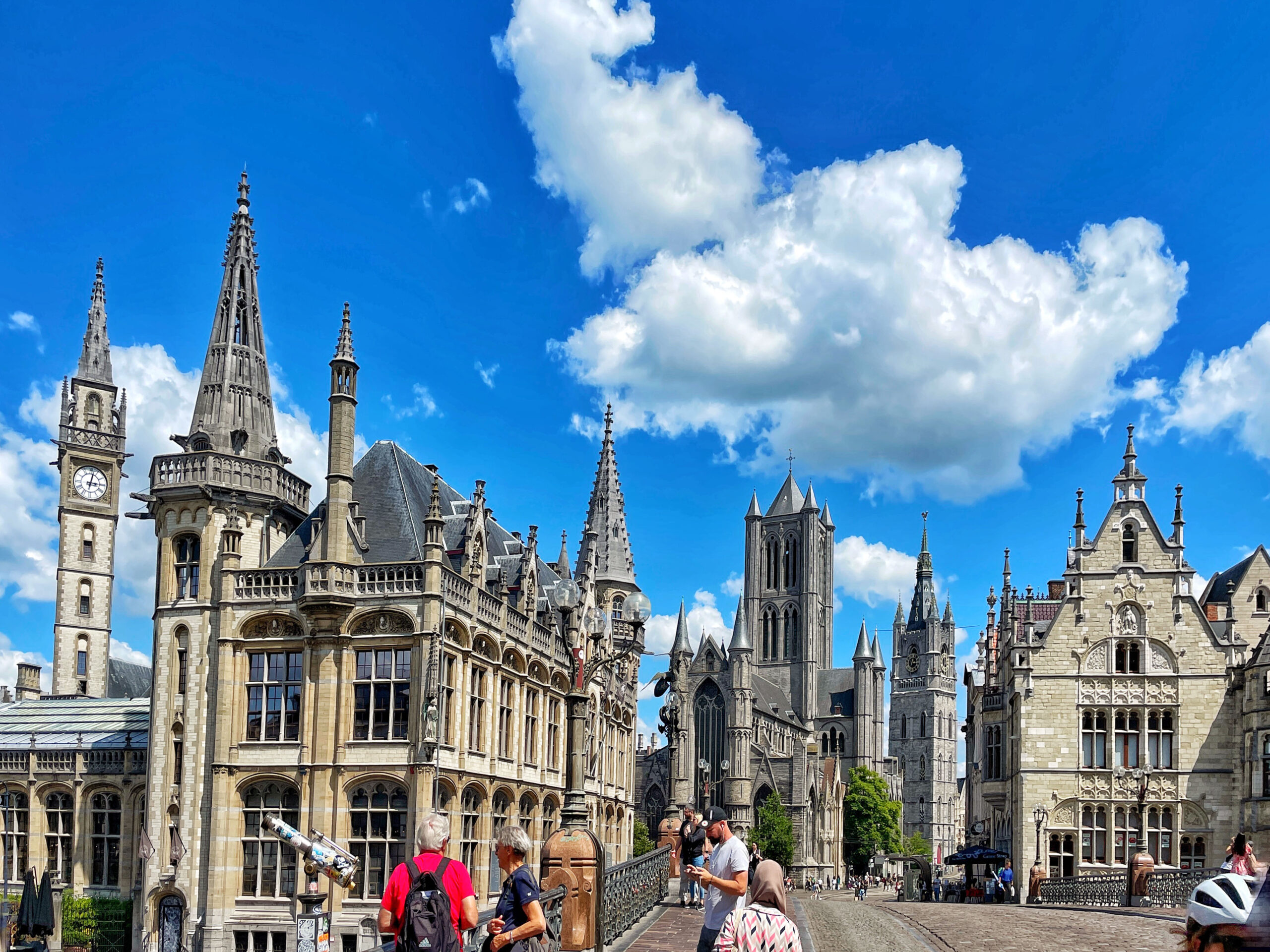 The Three Towers of Ghent